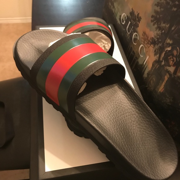 gucci flip flops size 12